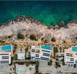 3 x 5 bedroom seafront villa with heated infinity pool near Rogoznica, sleeps 10